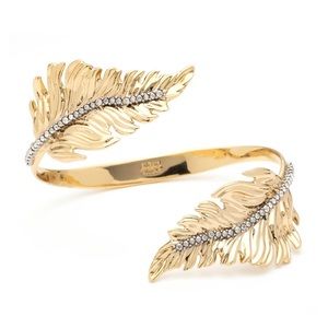 Alexis Bittar Double Feather Cuff Bracelet